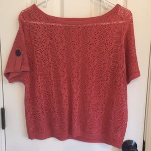 Forever 21 coral knit shirt